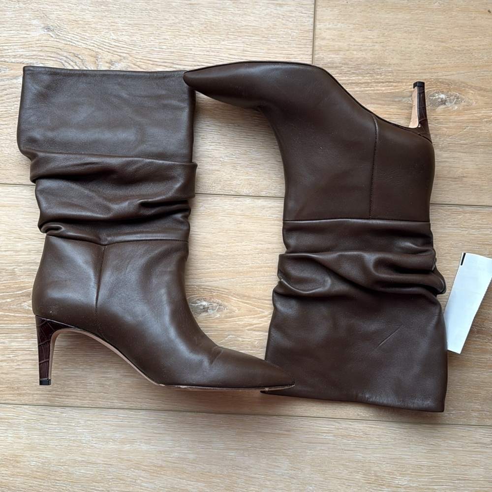 PARIS TEXAS Cuoio Slouchy Boot Leather Size 37